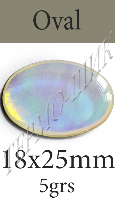  Color-Stone Oval 18x25mm
